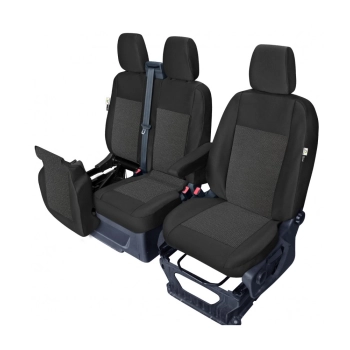 Pokrowce szyte na miarę do Ford Transit Custom (2018-2022) 2+1 3os